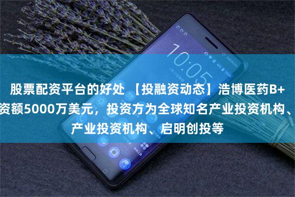 股票配资平台的好处 【投融资动态】浩博医药B+轮融资，融资额5000万美元，投资方为全球知名产业投资机构、启明创投等