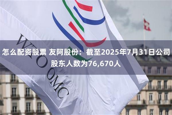 怎么配资股票 友阿股份：截至2025年7月31日公司股东人数为76,670人