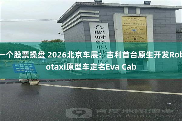 一个股票操盘 2026北京车展：吉利首台原生开发Robotaxi原型车定名Eva Cab