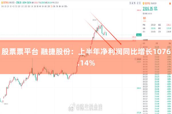 股票票平台 融捷股份：上半年净利润同比增长1076.14%