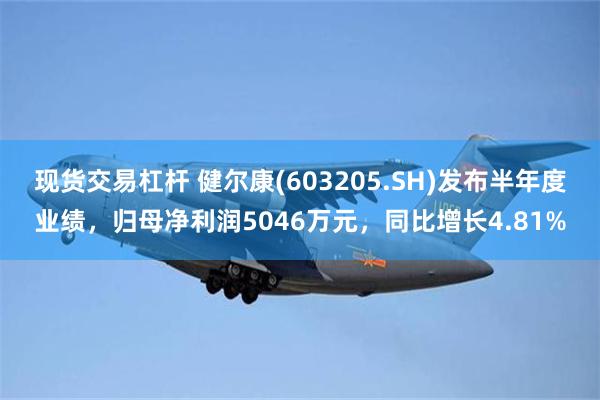 现货交易杠杆 健尔康(603205.SH)发布半年度业绩，归母净利润5046万元，同比增长4.81%