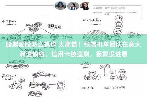 股票配股怎么操作 太离谱！张雪机车团队在意大利遭偷窃，信用卡被盗刷，报警没进展