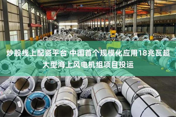 炒股线上配资平台 中国首个规模化应用18兆瓦超大型海上风电机组项目投运
